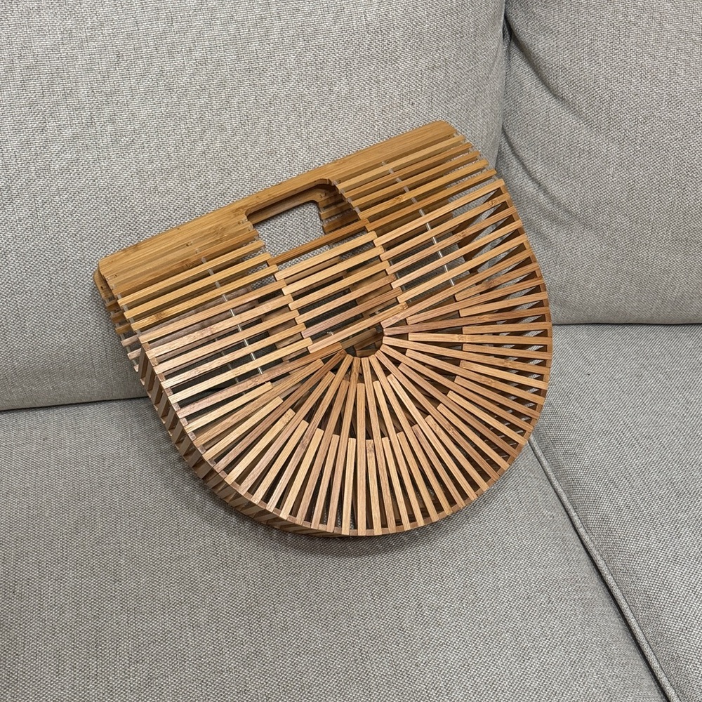 Vintage Natural Bamboo Women's Bag